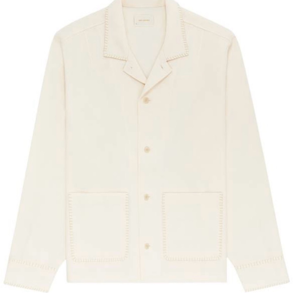 Aimé Leon Dore Long-Sleeve Whipstitch Shirt 'Pristine'